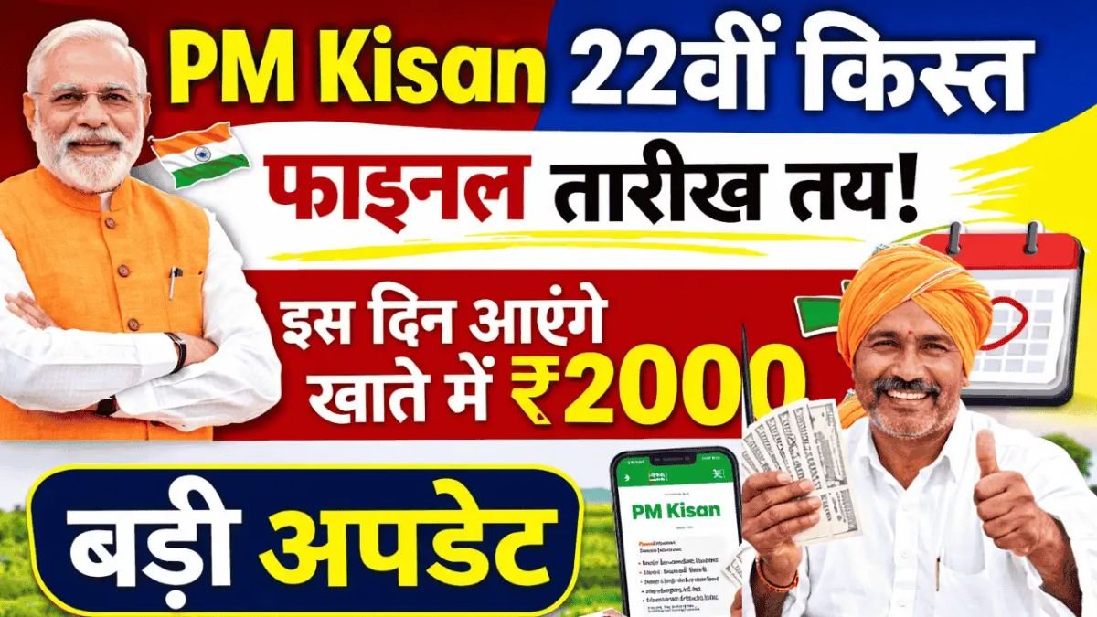 PM Kisan 22vi Kist Payment Date